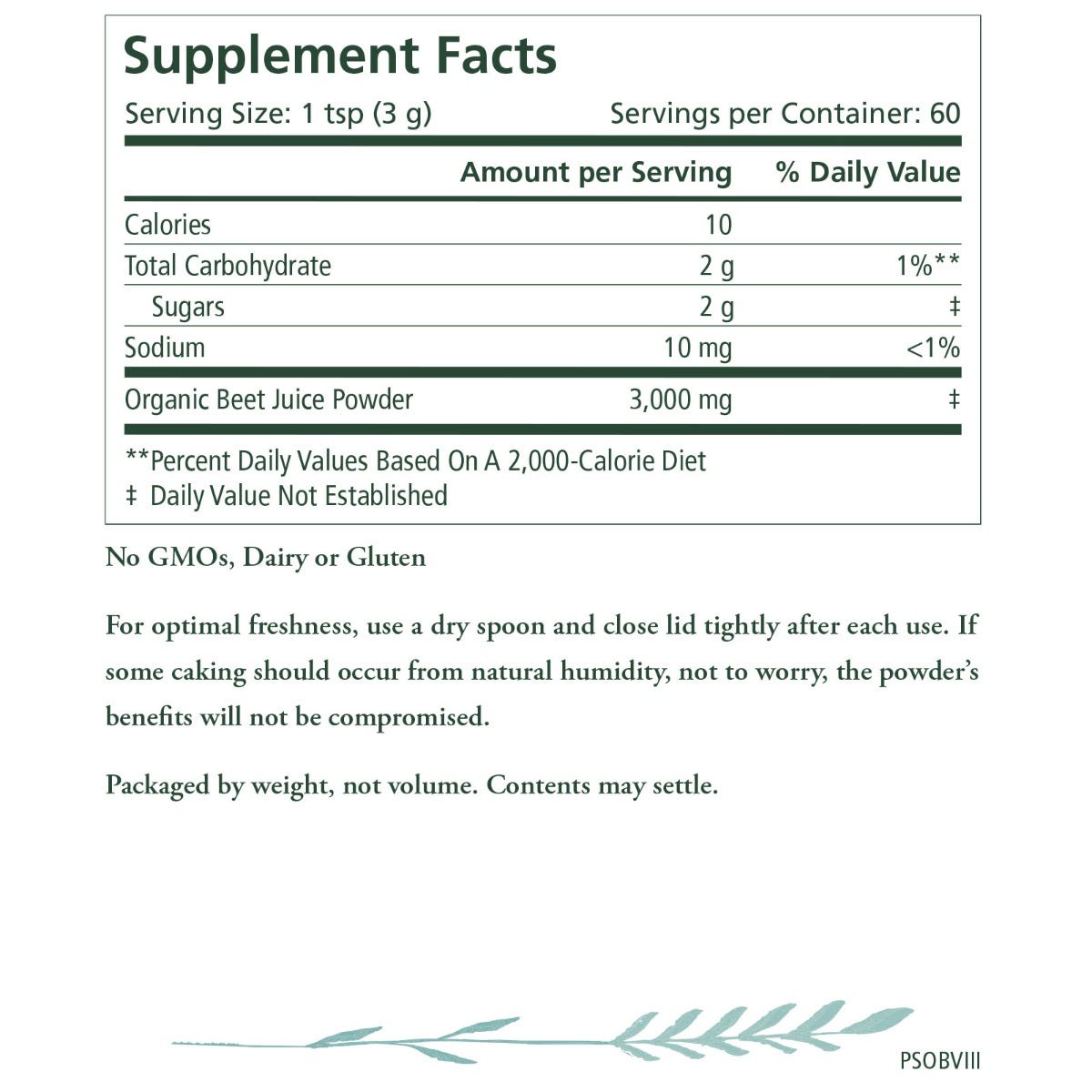 The Synergy Company Organic Beet Juice Powder