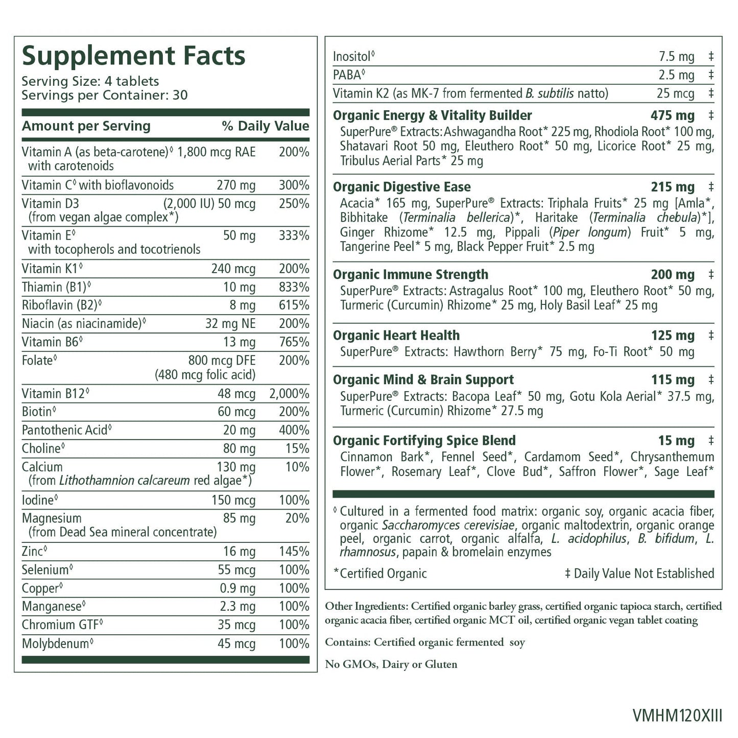 The Synergy Company Vita Min Herb For Men