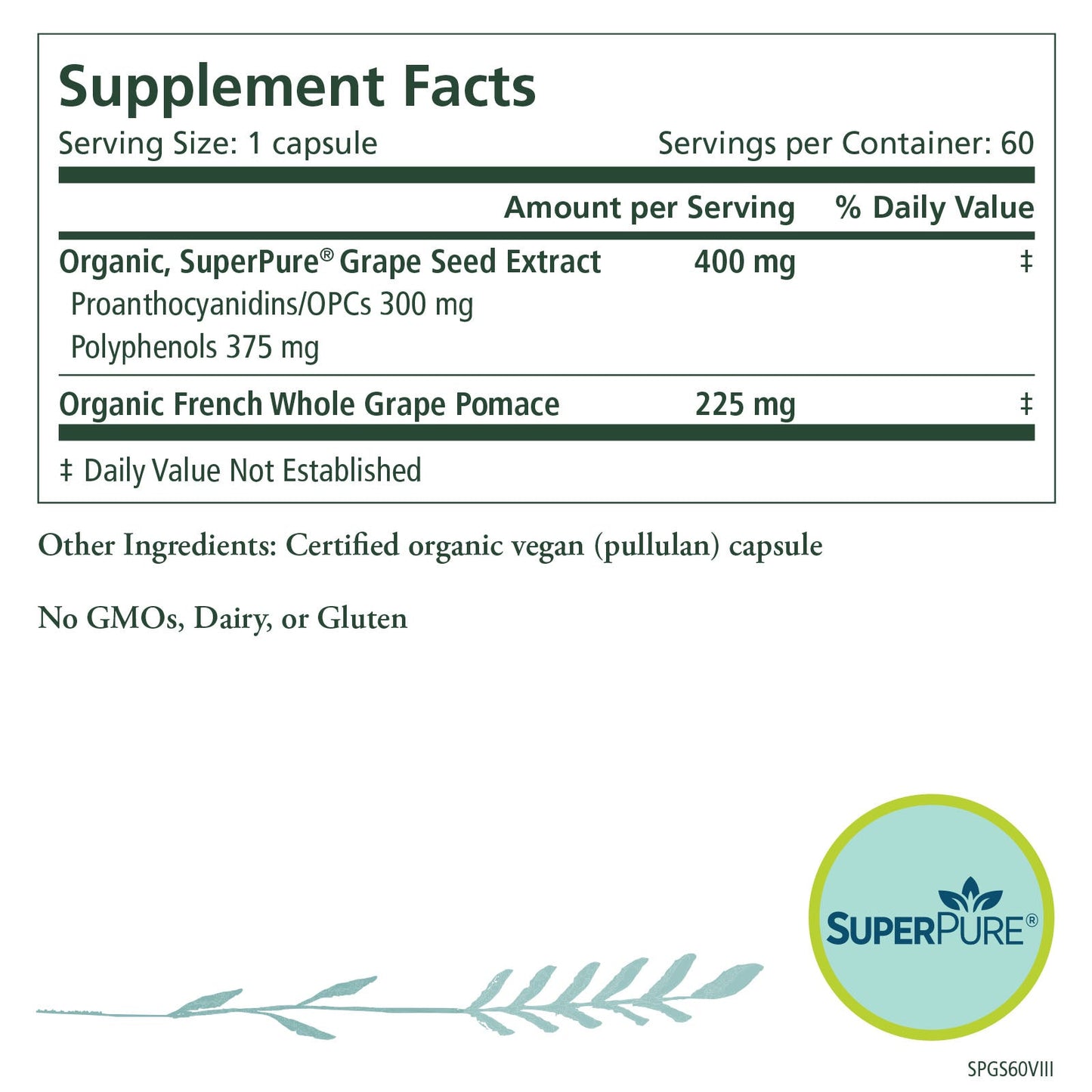 The Synergy Company SuperPure® Grape Seed