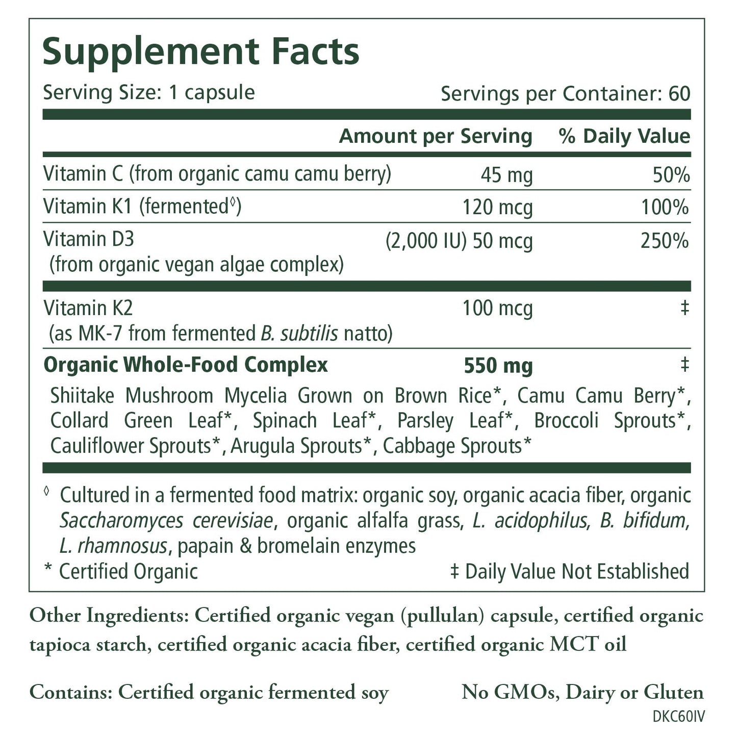 The Synergy Company D3 + K2 Complex