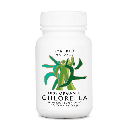 Synergy Natural Organic Chlorella 200 Tablets