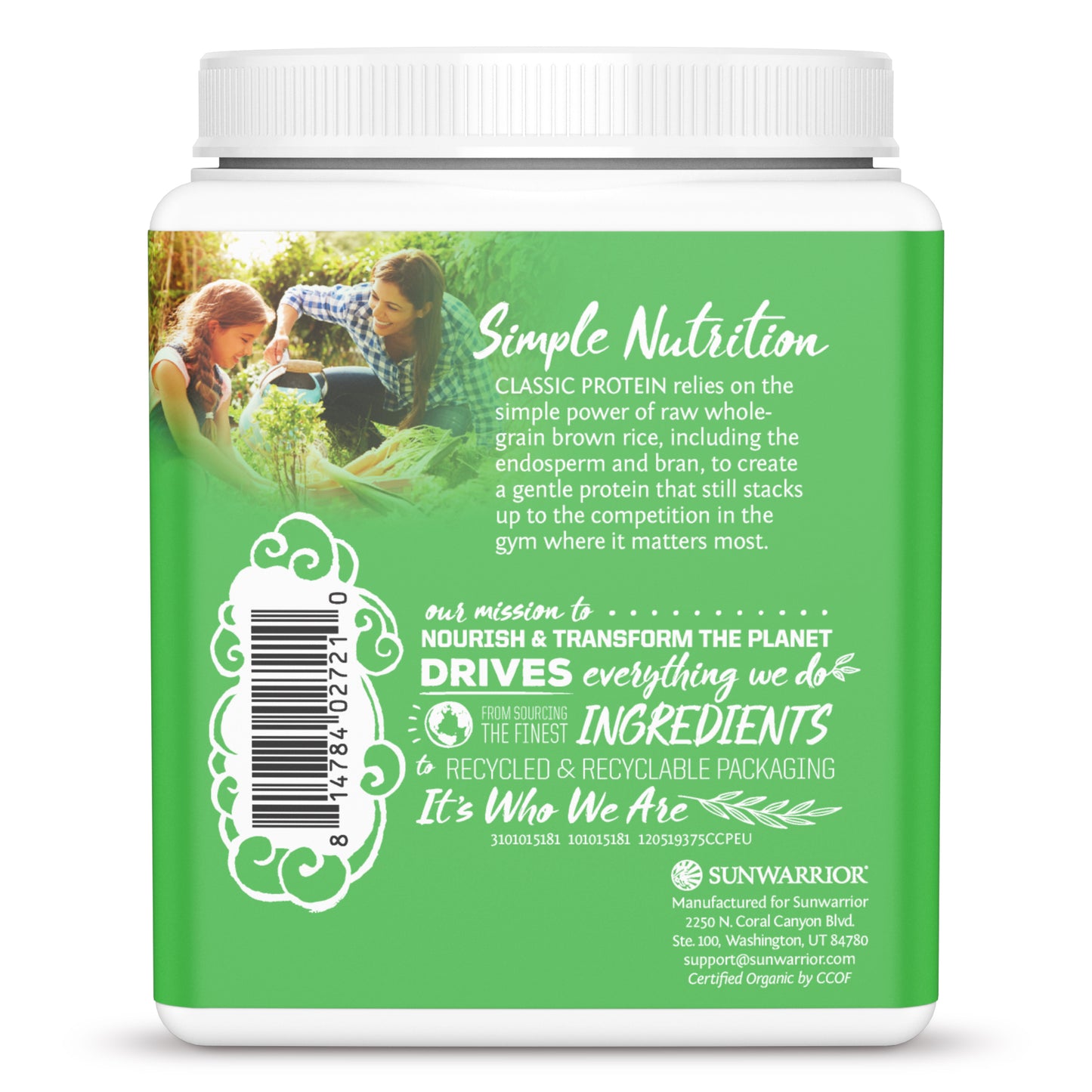 Sunwarrior Classic Protein Powder