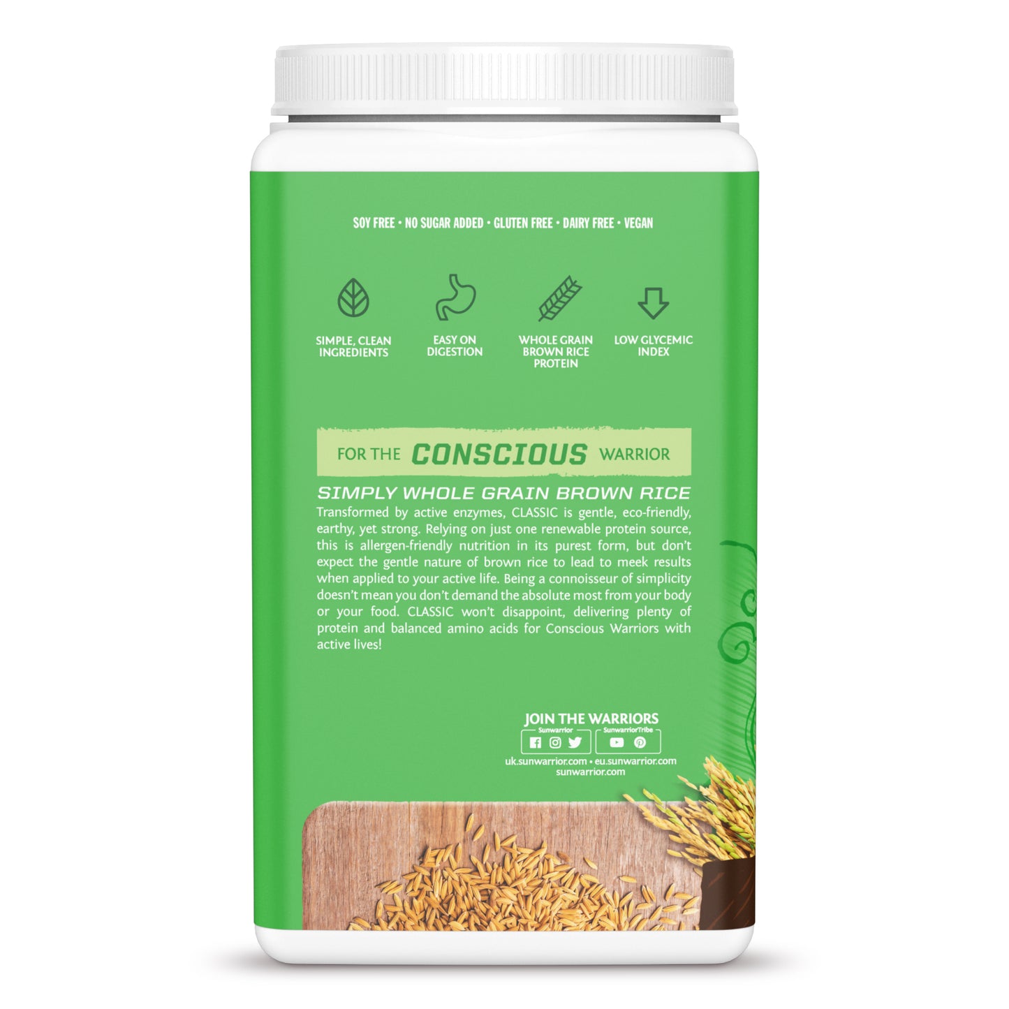 Sunwarrior Classic Chocolate Organic 750g
