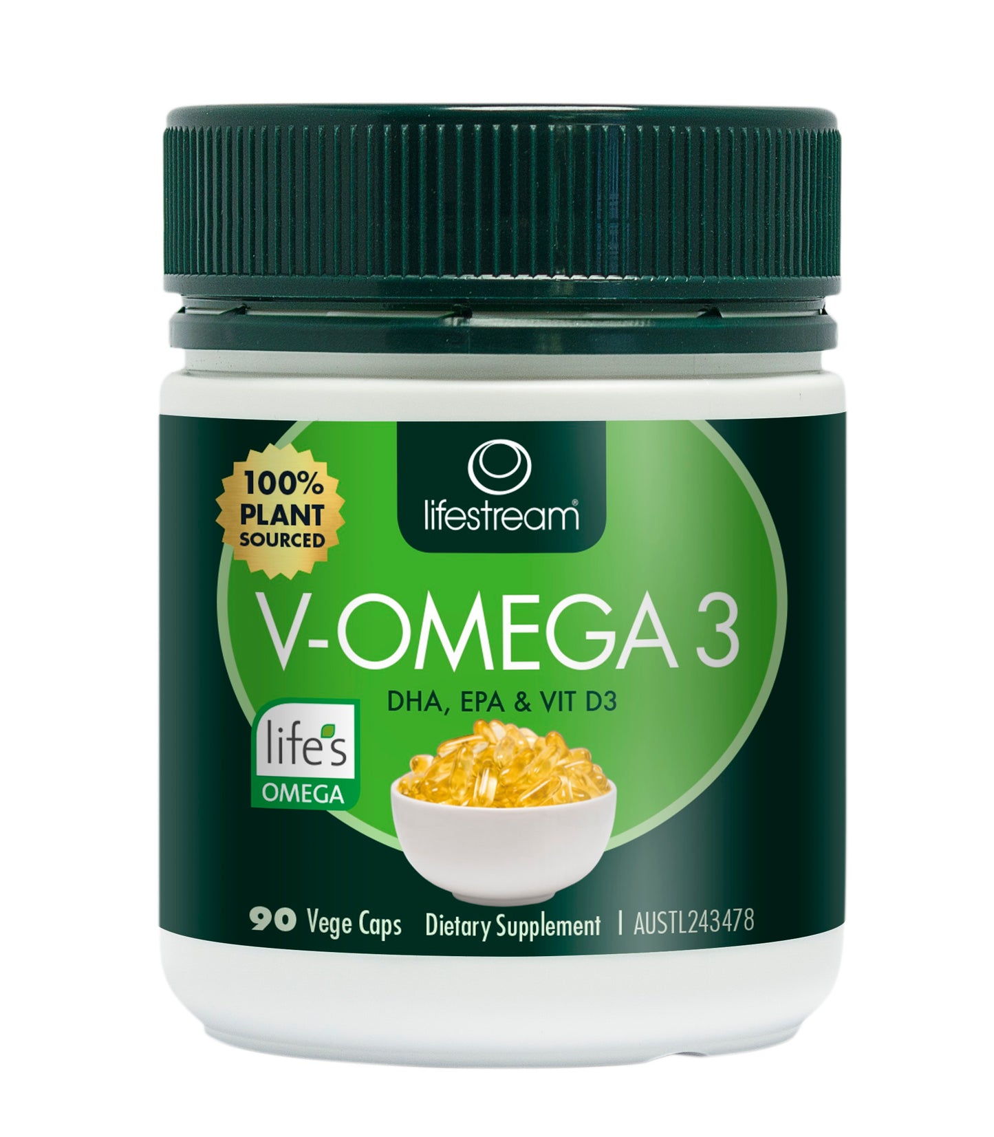 Lifestream V Omega-3 45 Capsules