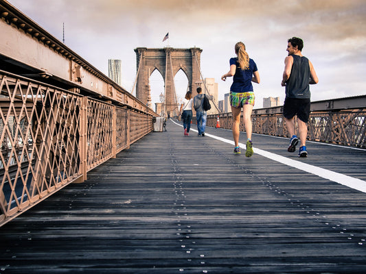 Can physical activity in a polluted city decrease the risk of a heart attack?
