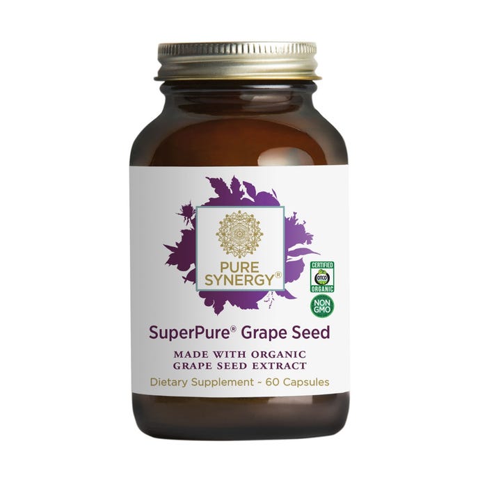 Synergy Company Superpure Grape Seed Extract 60 capsules