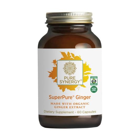 Synergy Company Superpure Ginger Extract 60 capsules - Best Before Date: 11/2023