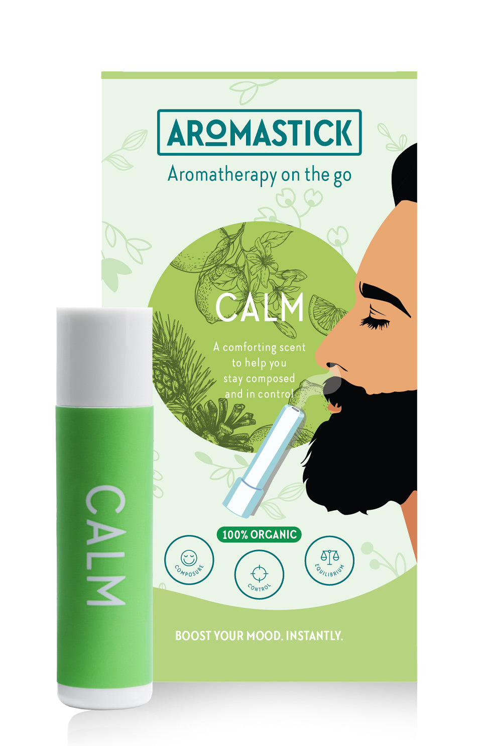 Aromastick Nasal Inhaler Relax, Balance, Calm