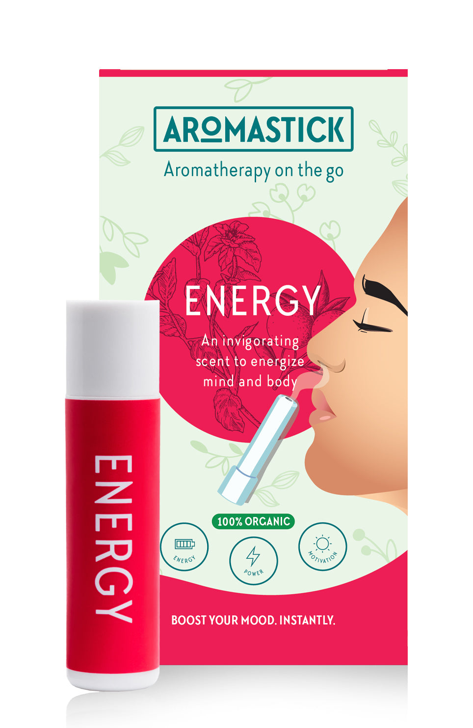 Aromastick Nasal Inhalers Focus, Energy, Refresh