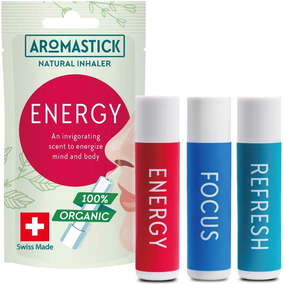 Aromastick Nasal Inhalers Focus, Energy, Refresh