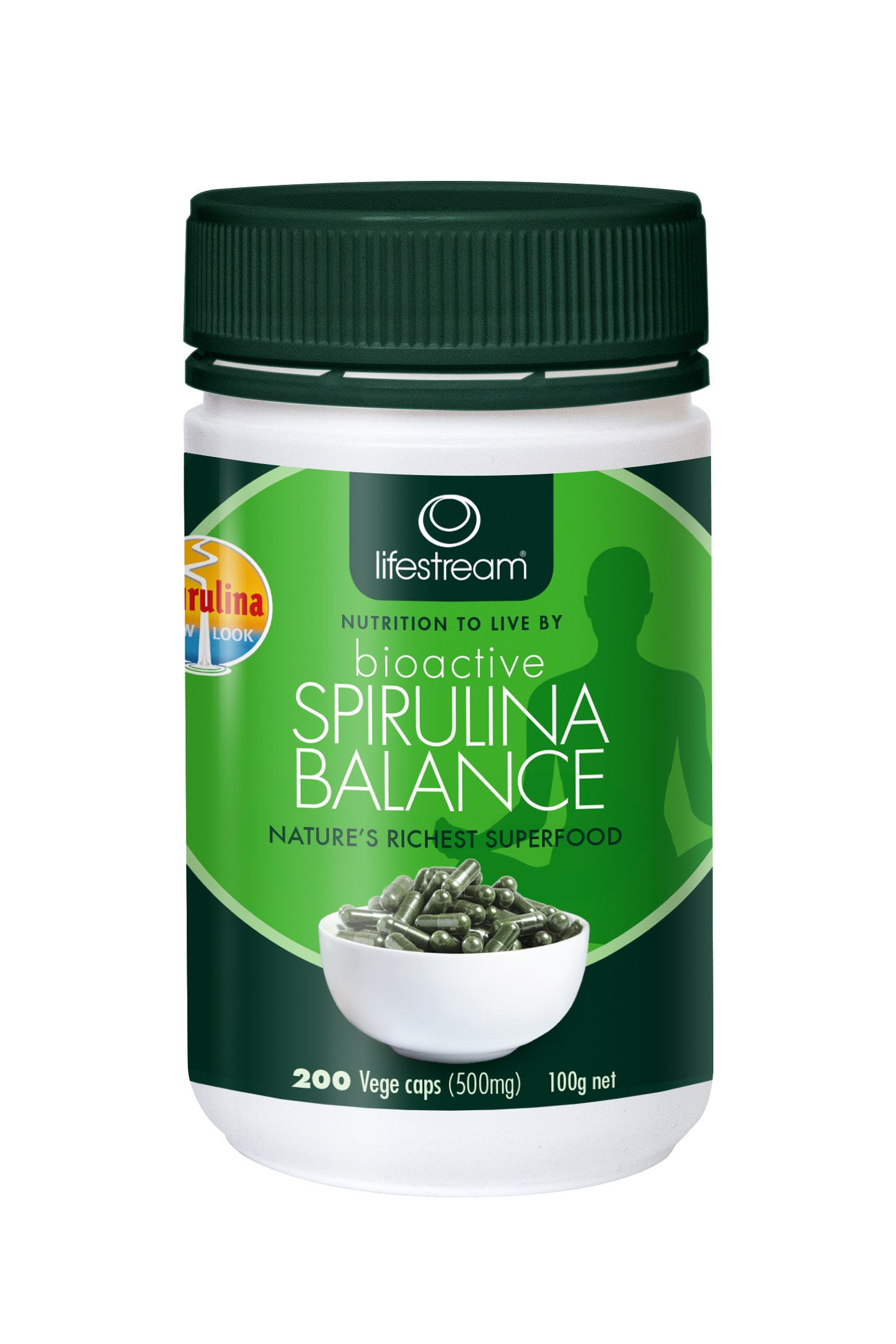 Lifestream Spirulina Balance 200 Capsules