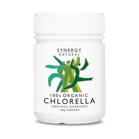 Synergy Natural Organic Chlorella 100g powder