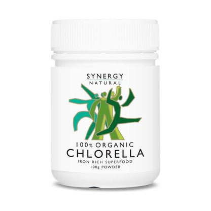 Synergy Natural Organic Chlorella 100g powder