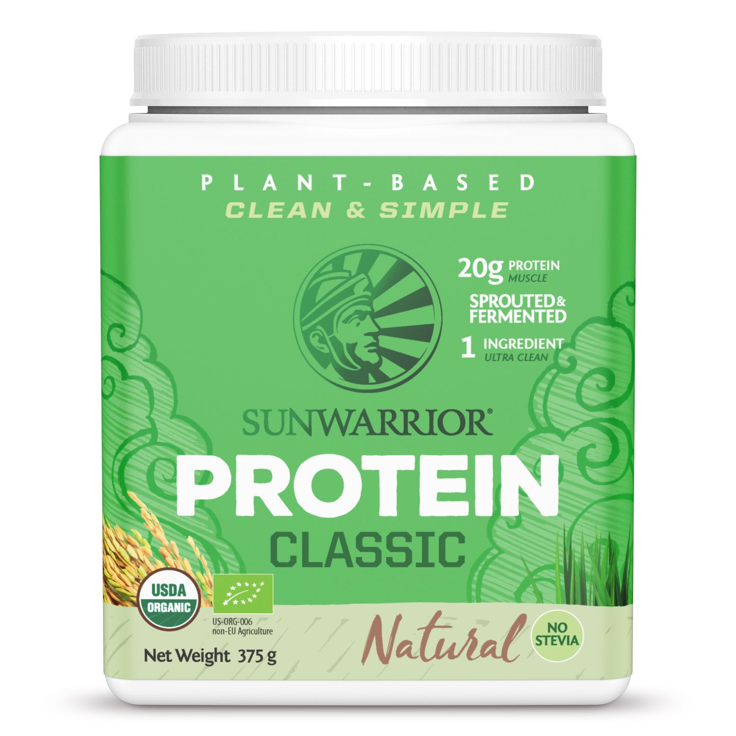 Sunwarrior Classic Protein 375g Powder Natural