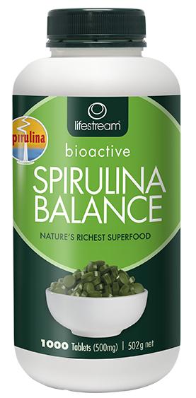 Lifestream Bioactive Spirulina Balance 1000 tablets