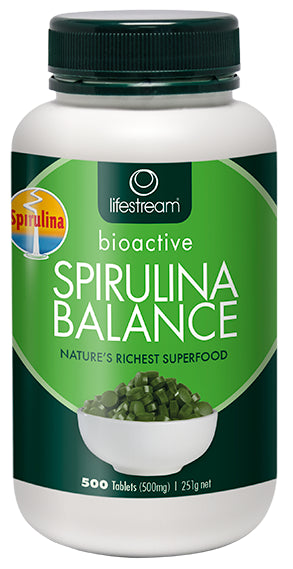 Lifestream Bioactive Spirulina Balance 500 Tablets