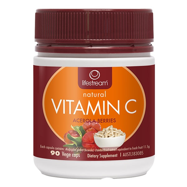 Lifestream Natural Vitamin C 90 Capsules