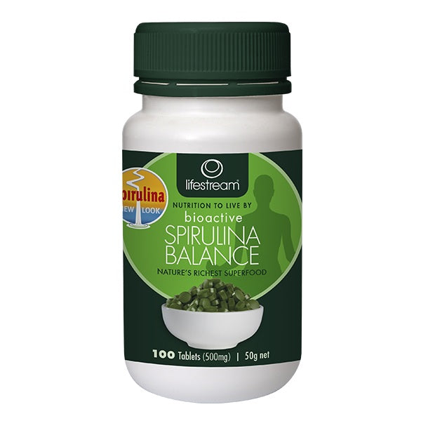 Lifestream Spirulina Balance 100 Tablets