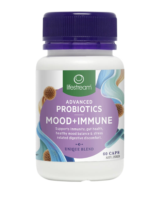 Lifestream Advanced Probiotics Mood + Immune 60 Capsules