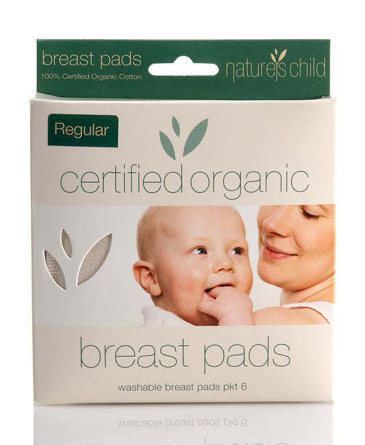 Nature���s Child Organic Cotton Reusable Breast Pads Regular