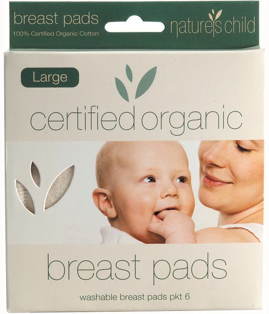 Nature���s Child Organic Cotton Reusable Breast Pads Night/Large