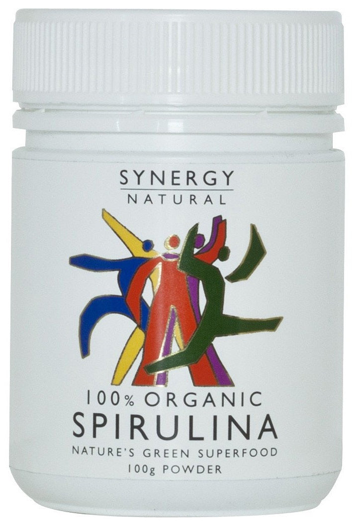 Synergy Natural Spirulina Organic 100g powder