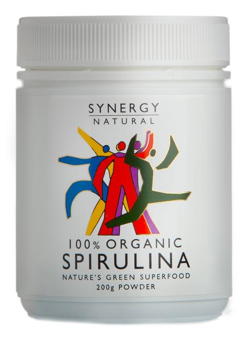 Synergy Natural Spirulina Organic 100g powder
