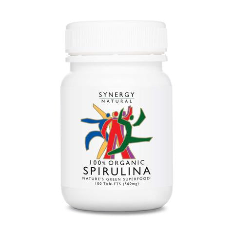 Synergy Natural Organic Spirulina 1000 Tablets