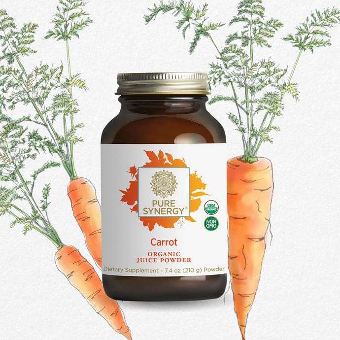 Synergy Company Carrot Juice Powder 210g - Best Before Date: 07/2024