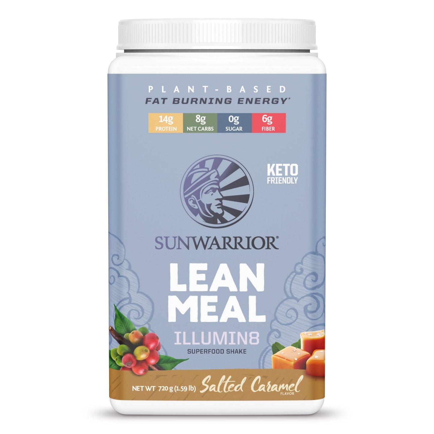 Sunwarrior Lean Meal Supershake Salted Caramel