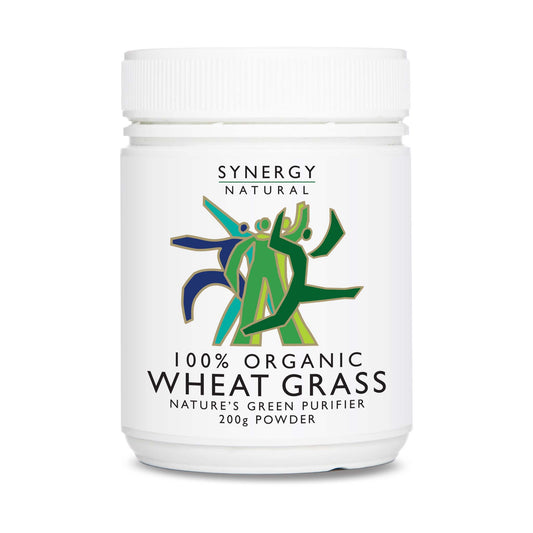 Synergy Natural Organic Wheat Grass 200g Powder