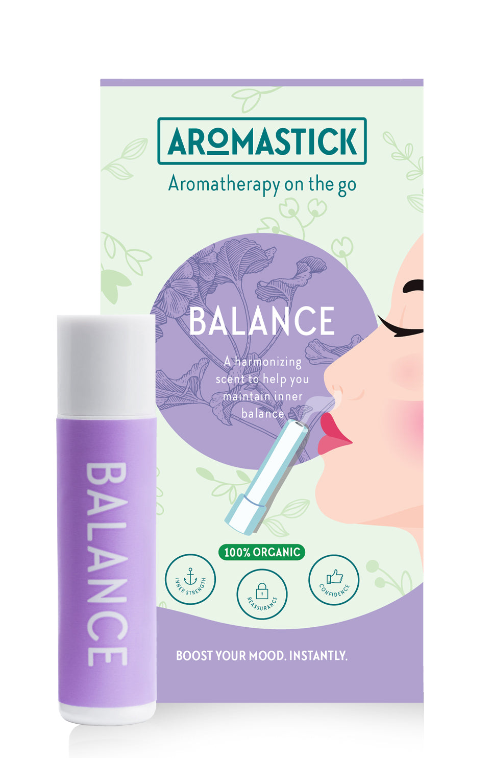 Aromastick Nasal Inhaler Relax, Balance, Calm