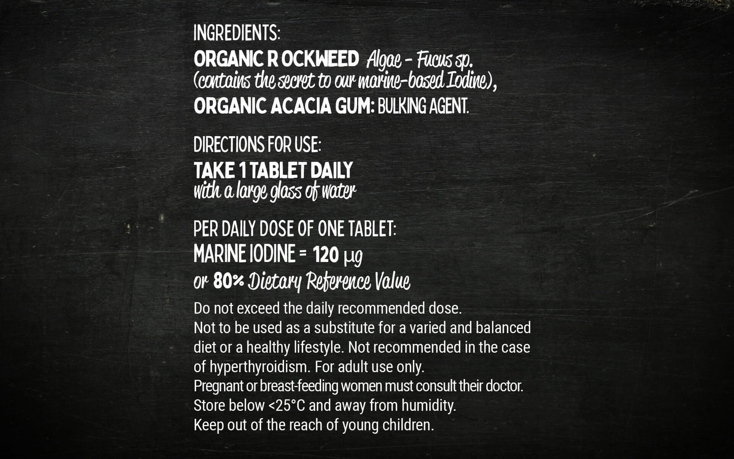 Ioda: Iodine as an organic food supplement from Bio Frères you will take