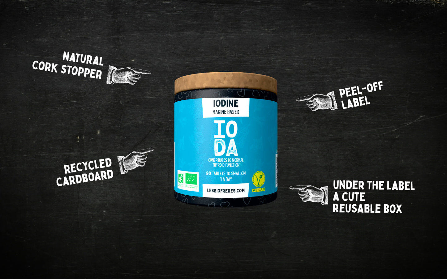 Ioda: Iodine as an organic food supplement from Bio Frères you will take